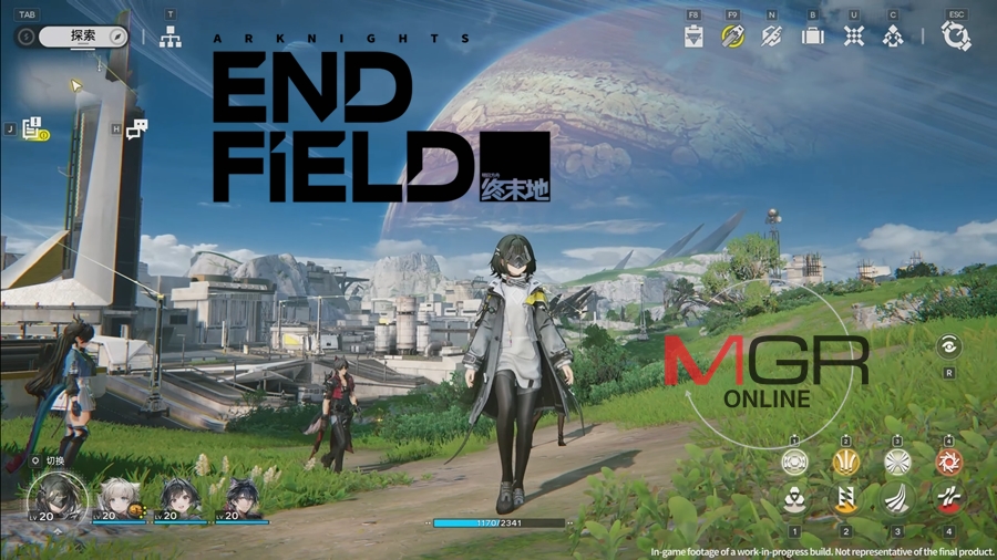 新预告片！ 《明日方舟：Endfield》动作角色扮演游戏在一月份测试前设置了一座堡垒来攻击怪物。